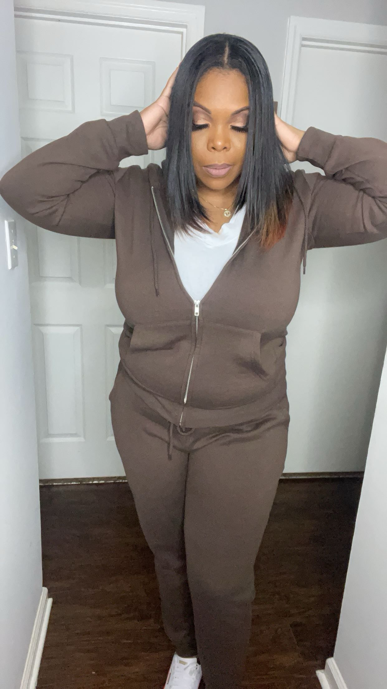 Brown Jogging suit