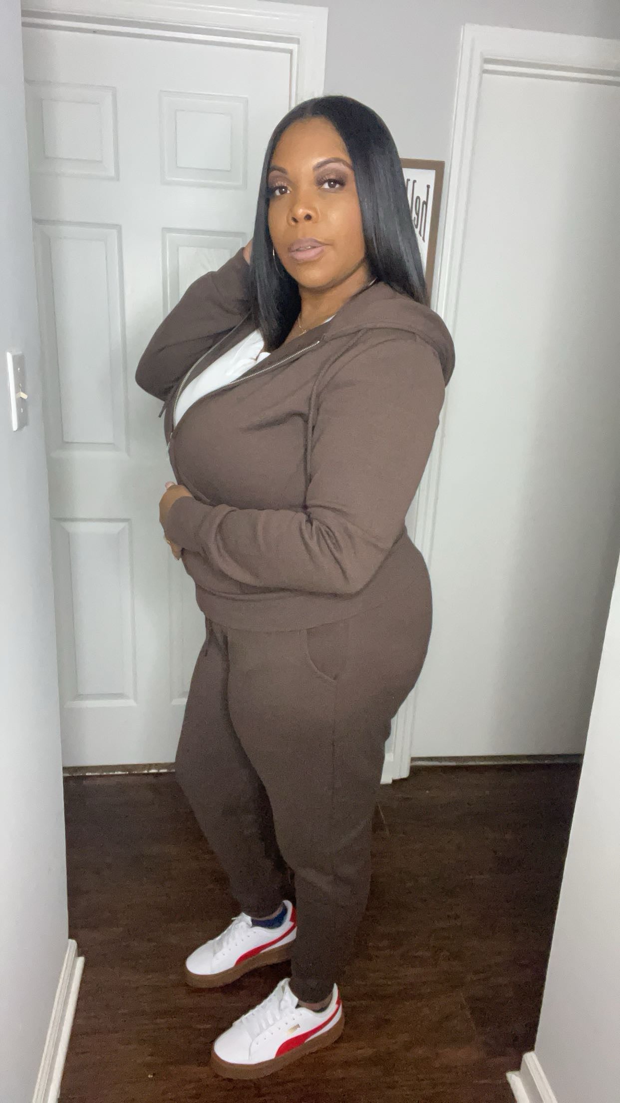 Brown Jogging suit